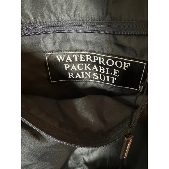 Men's Forrester's Black XXL Performance Rain Suit - Picture 9 of 11